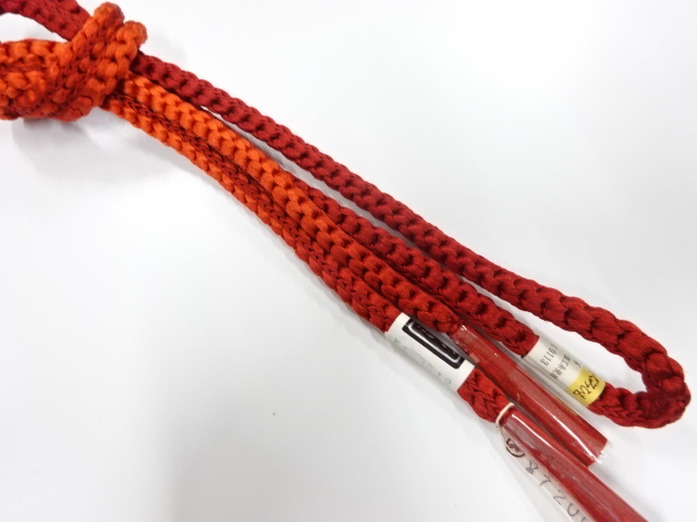 未使用品　正絹　手組帯締め